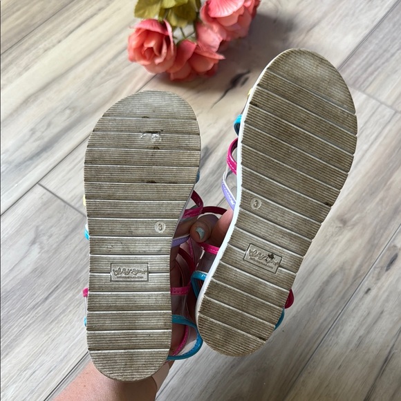 Colorful Strappy Sandals - Picture 5 of 6